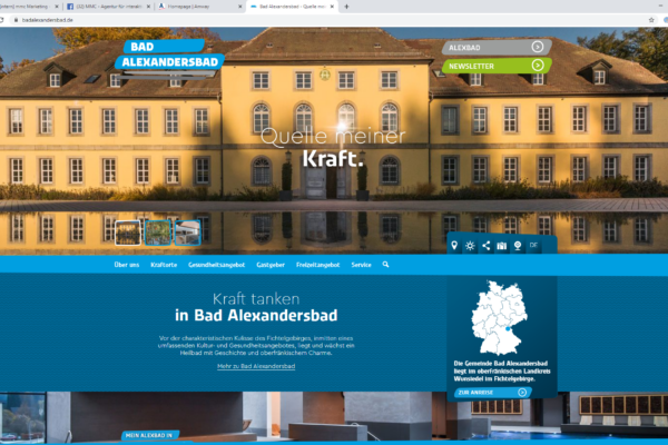 Bad Alexandersbad Website