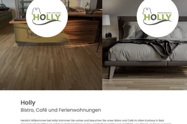 Website für Holly