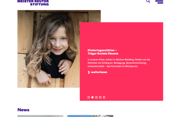 SEO für die Bürgermeister-Reuter-Stiftung